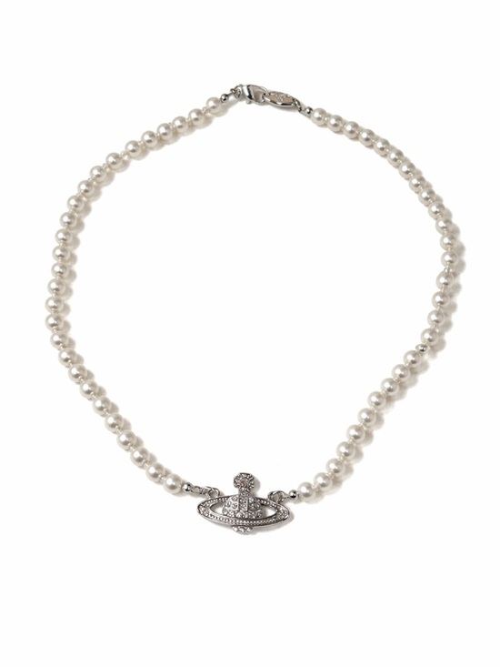Vivienne Westwood Jewelry - Vivienne Westwood White Pearl Orb choker Necklace